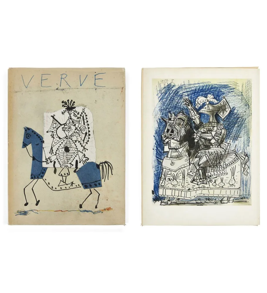 挿絵入り本 Picasso - VERVE. Vol. VII, n° 25-26. 