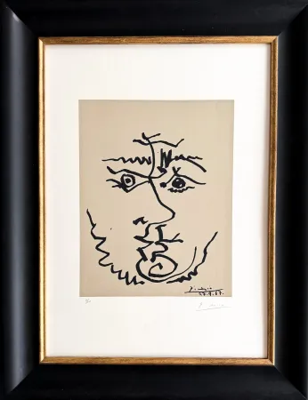 リトグラフ Picasso - Visage