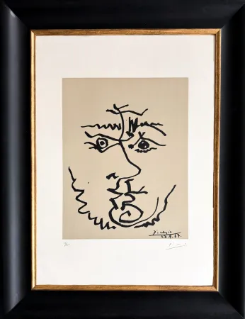 リトグラフ Picasso - Visage