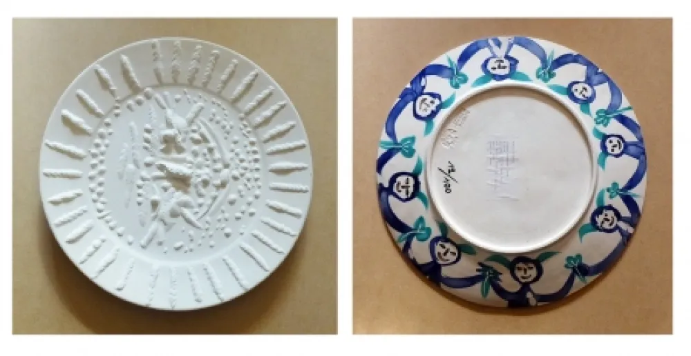 セラミック Picasso - Visage tourmenté