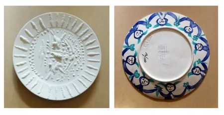 セラミック Picasso - Visage tourmenté