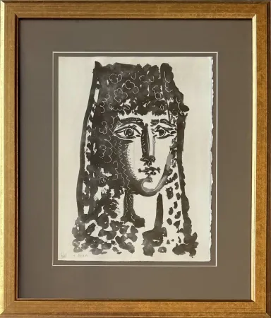 アクチアント Picasso - Woman Wearing a Mantilla