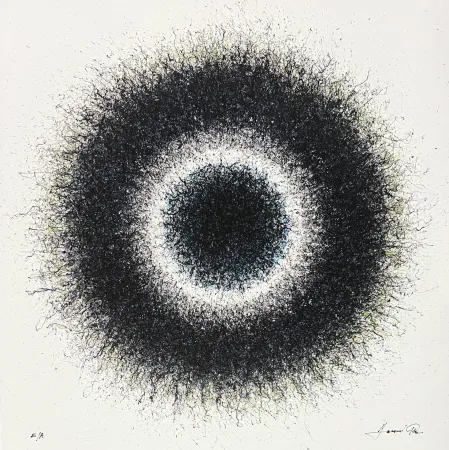 デジタル版画 Picz - Epicentrum Quantinum B/G/B No 91 // G