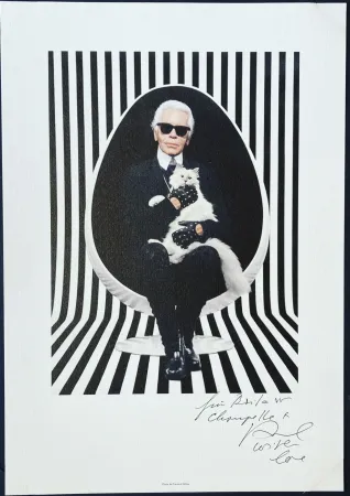 技術的なありません Pierre Et Gilles - Karl Lagerfeld et Choupette, 2015