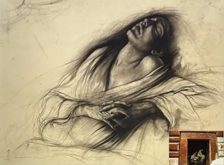 リトグラフ Pignon-Ernest - Marie Madeleine de Naples