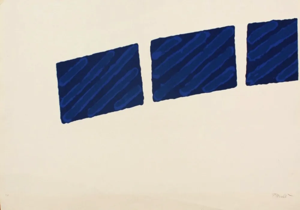 リトグラフ Pinelli - SENZA TITOLO