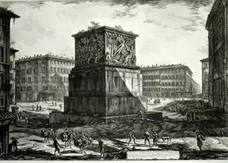 彫版 Piranesi - Veduta del Piedestallo dell'Aposteosi, from 