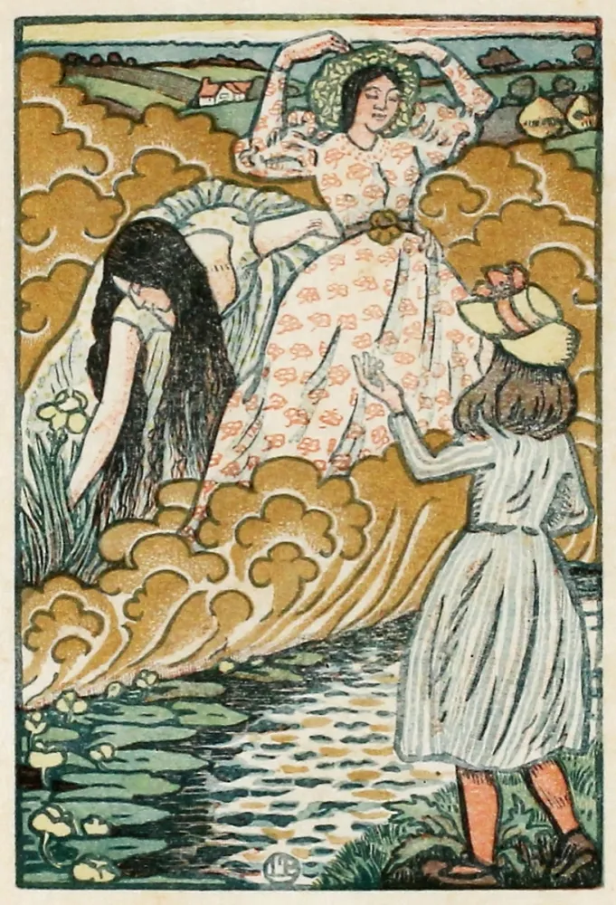 木版 Pissarro - In the field