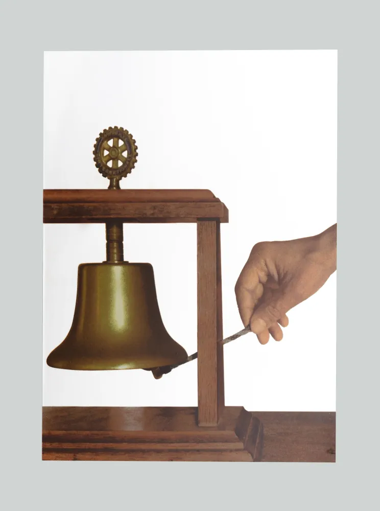 シルクスクリーン Pistoletto - La campana della solidarietà