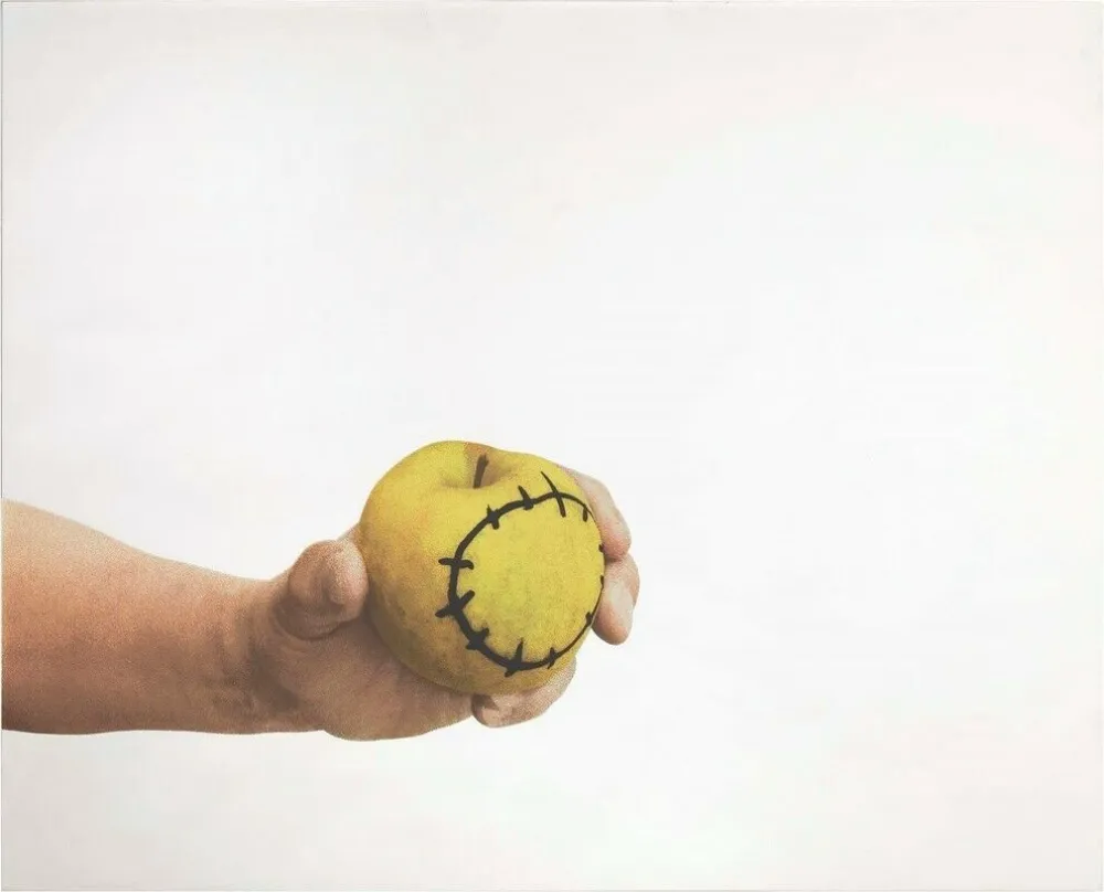 シルクスクリーン Pistoletto - La mela reintegrata