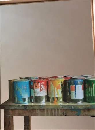 シルクスクリーン Pistoletto - L'arte di stampare l'arte: Arte 3 40 anni.