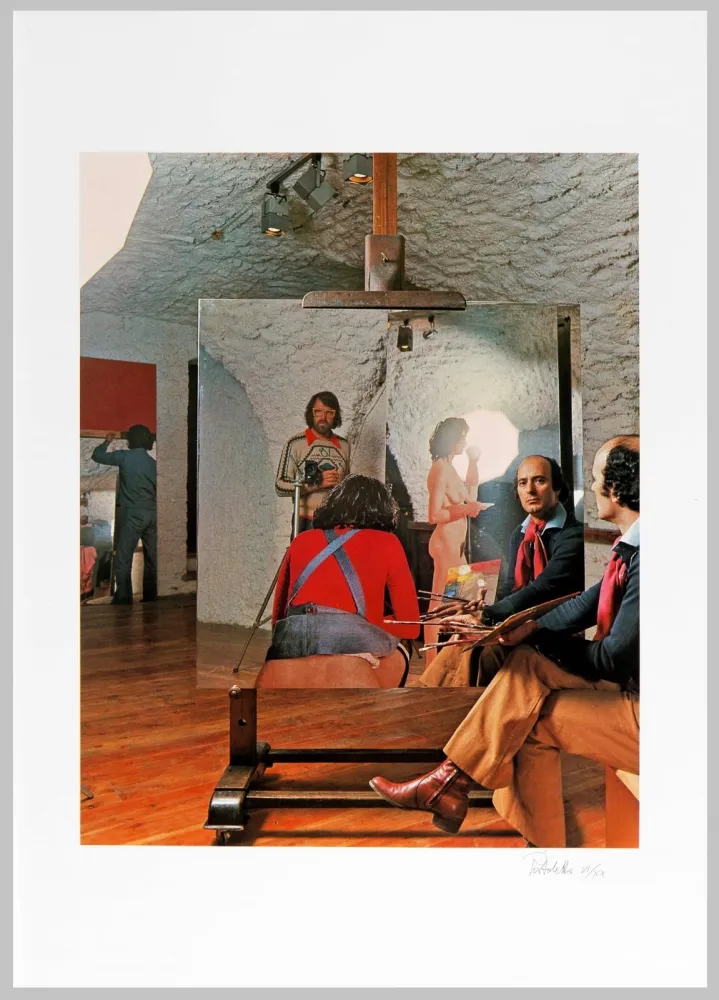 リトグラフ Pistoletto - Senza titolo