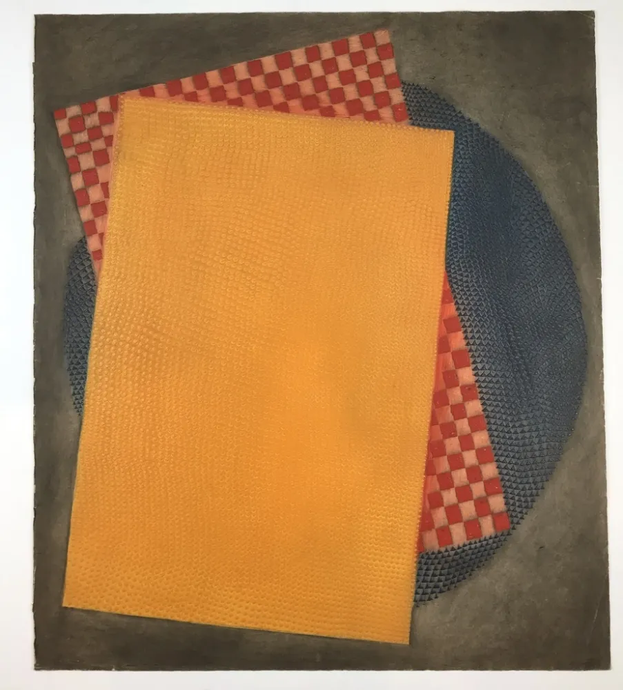 エッチング Piza - Carré jaune