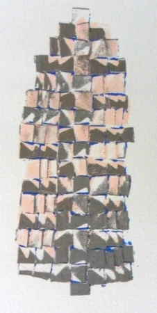 リトグラフ Piza - Composition