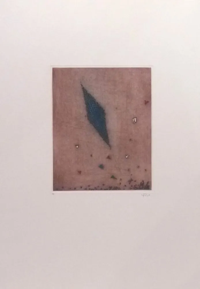 彫版 Piza - Losange Bleu 