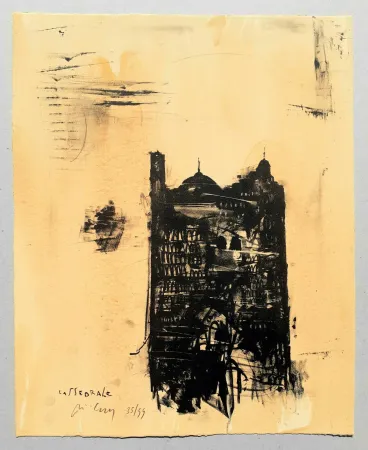 リトグラフ Pizzi Cannella - Cattedrale