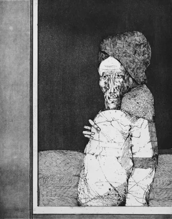 エッチング Plattner - La finestra