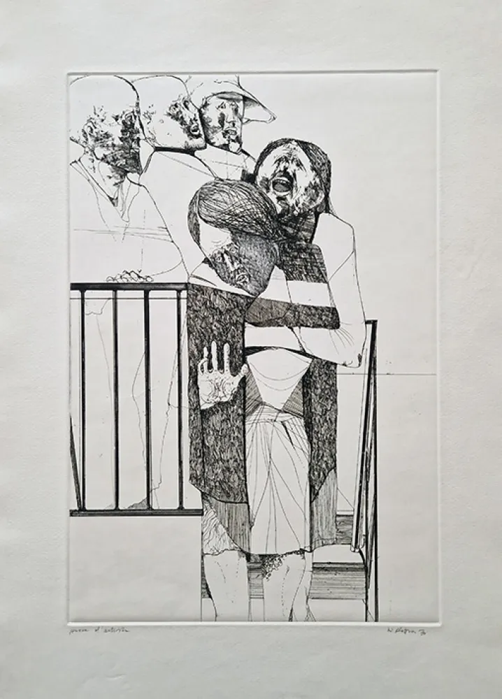 エッチング Plattner - L'urlo