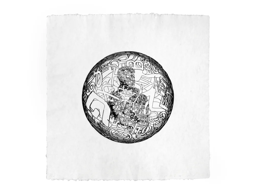 彫版 Plensa - Alchimistes 1