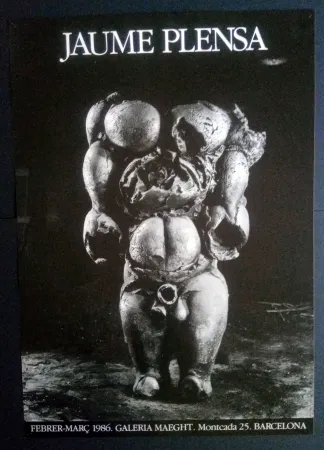 掲示 Plensa - JAUME PLENSA MAEGHT 1986 