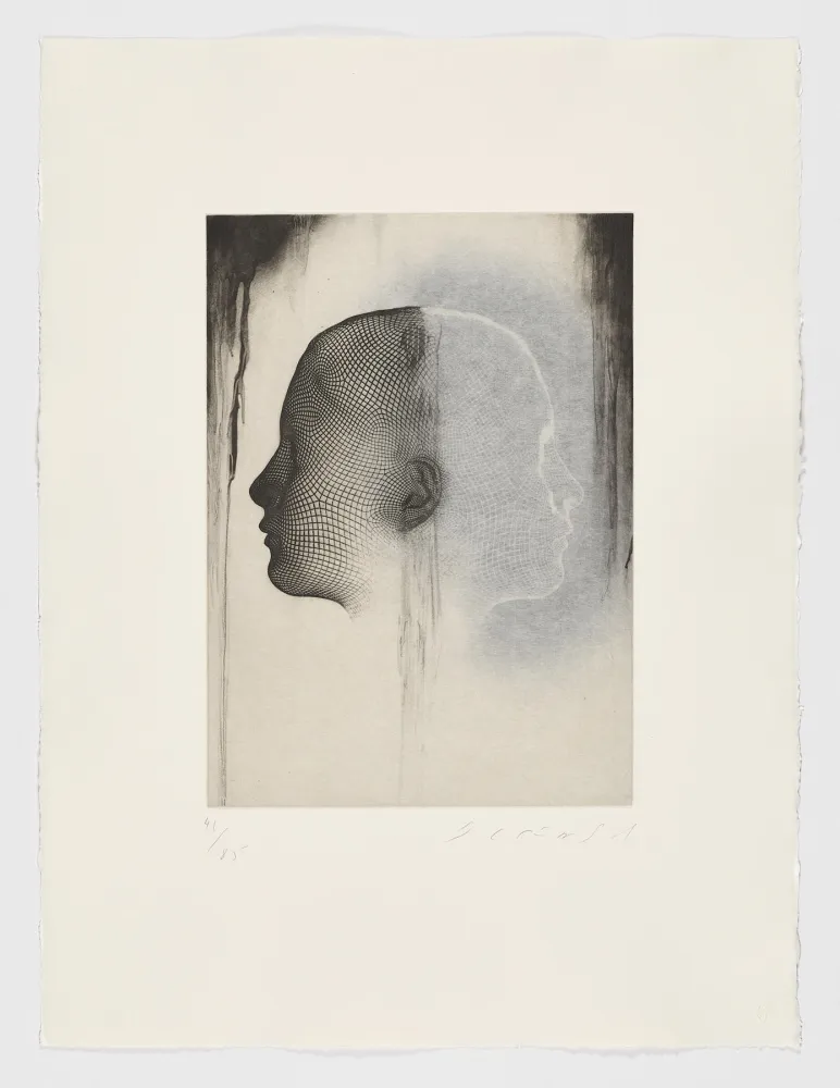 エッチング Plensa - Sin titulo