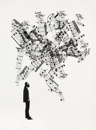 木版 Plensa - Suite du temps X