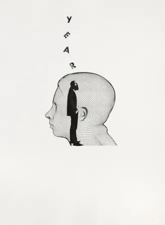 彫版 Plensa - Suite du temps XIV