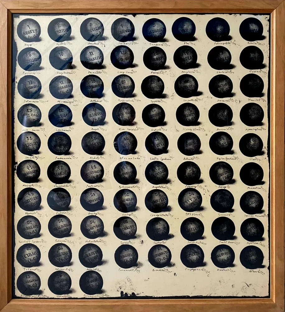 リトグラフ Plensa - Twins