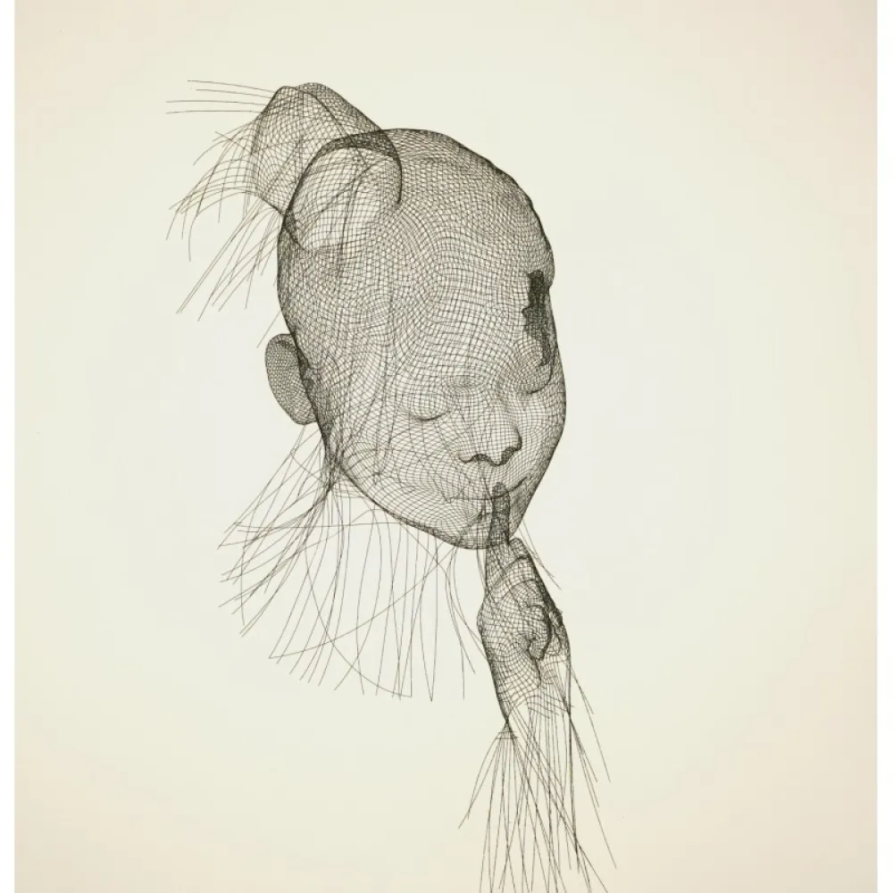 エッチング Plensa - Untitled