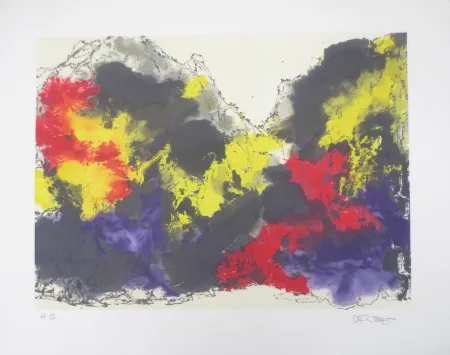 リトグラフ Po Chung - Spring river