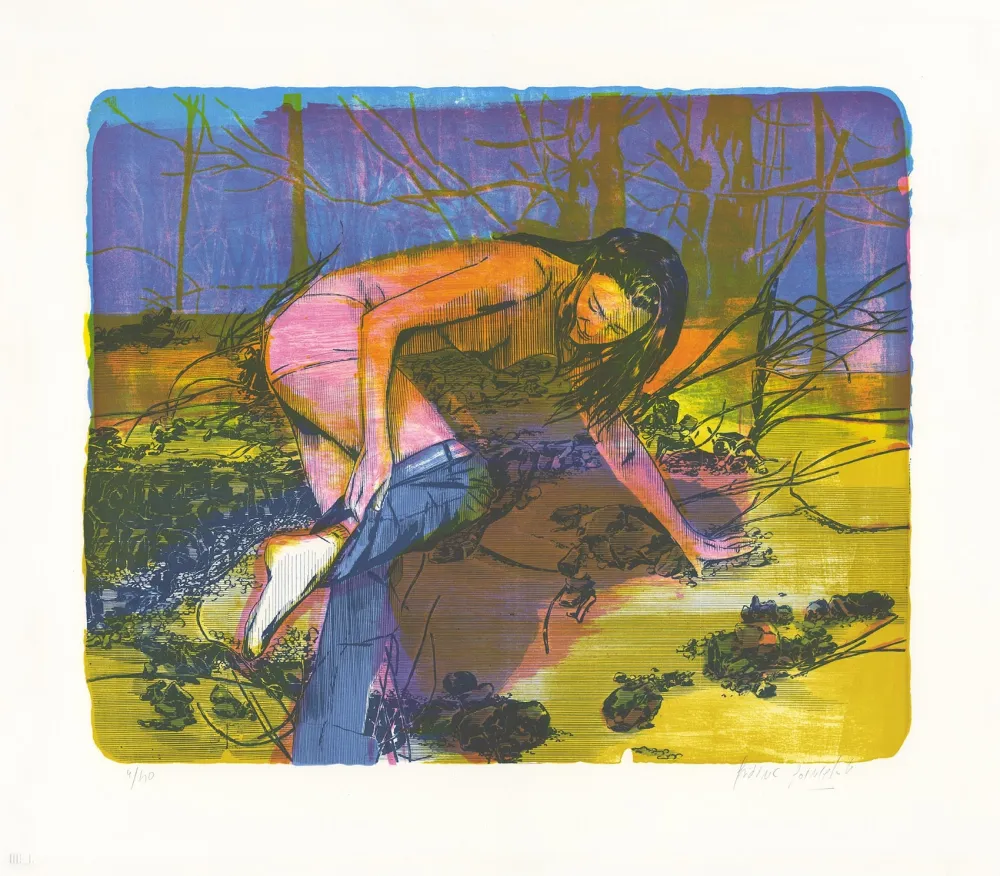 リトグラフ Poincelet - Chaussette