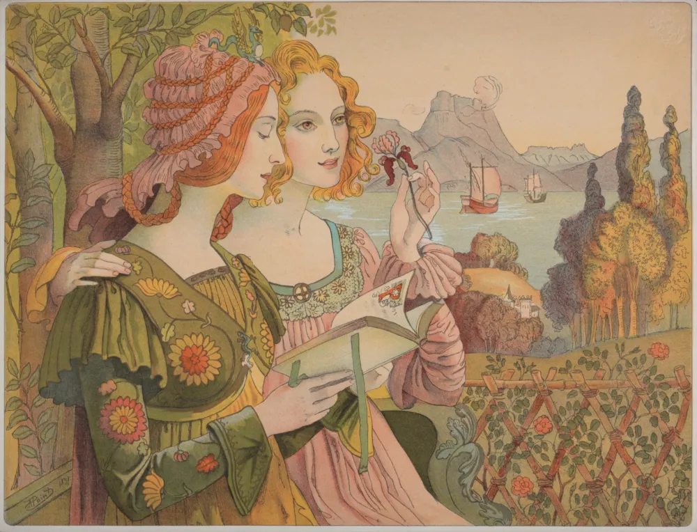 リトグラフ Point  - La légende dorée, 1897