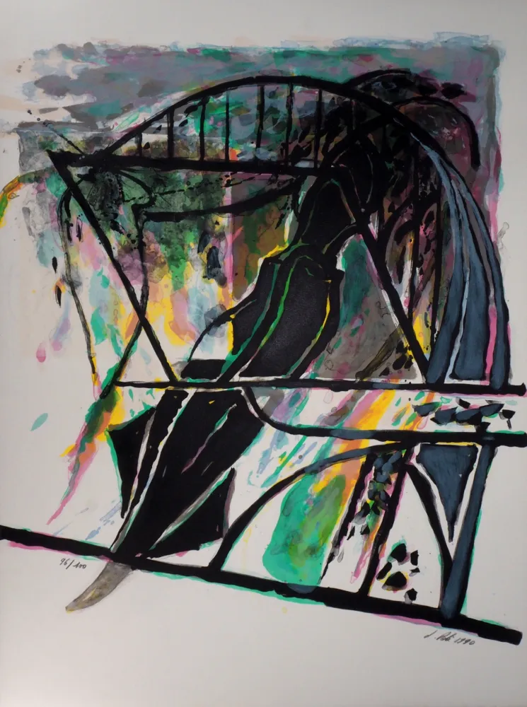 リトグラフ Poli - Cohérence : l'abstraction