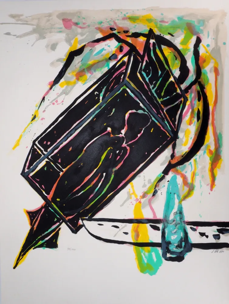 リトグラフ Poli - Cohérence : l'espace