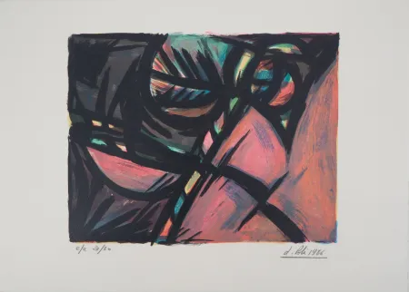 リトグラフ Poli - Le printemps