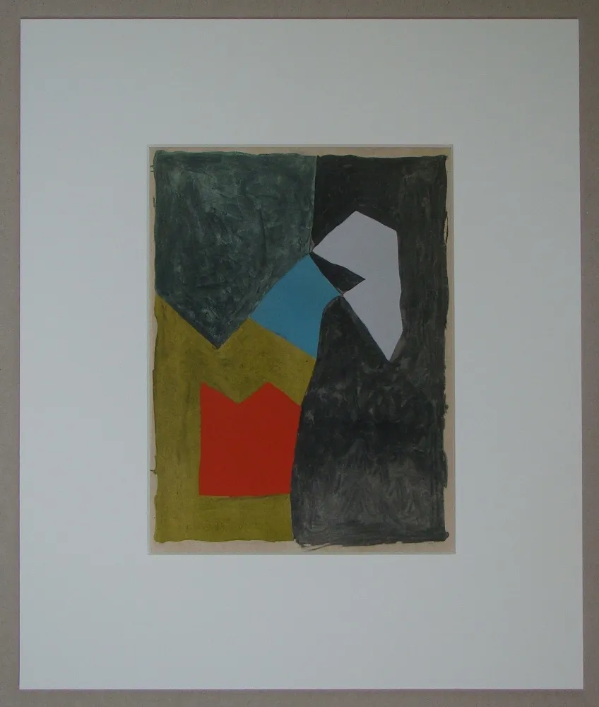 ステンシル Poliakoff - Composition, 1955