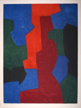 リトグラフ Poliakoff - Composition, 1975