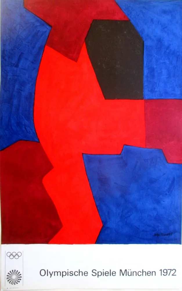 リトグラフ Poliakoff - OL 1972, original colourlithograph