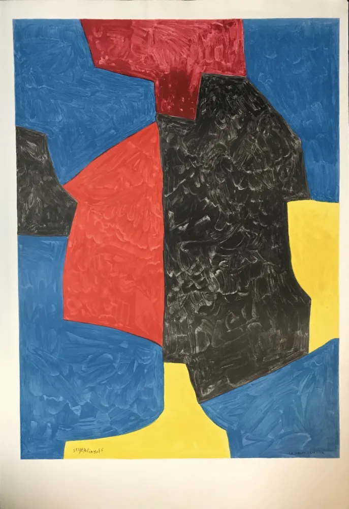 リトグラフ Poliakoff - Sans titre