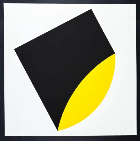 シルクスクリーン Polk Smith - Leon Polk Smith (1906–1996) - Serigraphy on Fabriano paper - 1983
