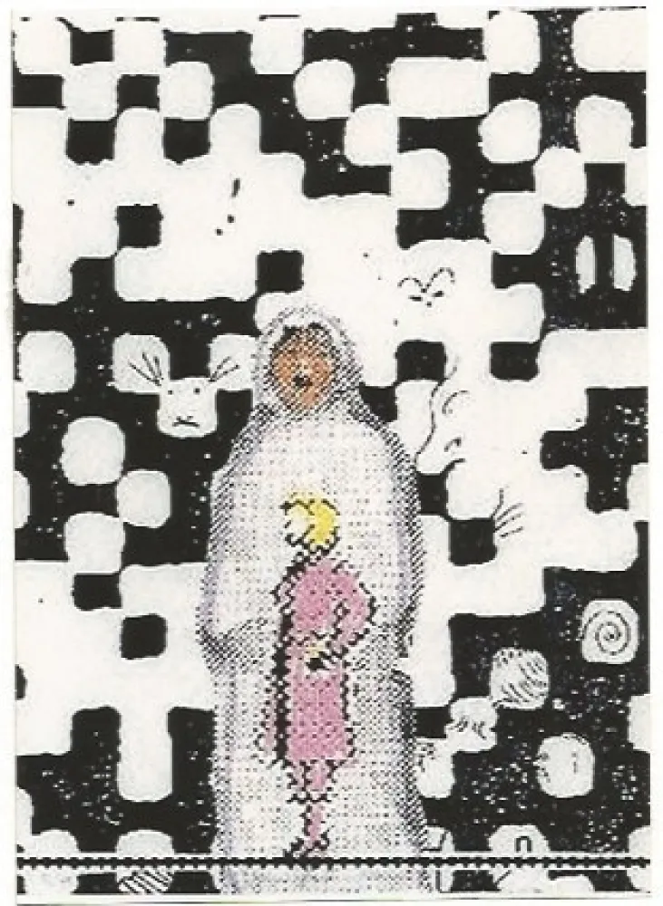 シルクスクリーン Polke - Hallucie