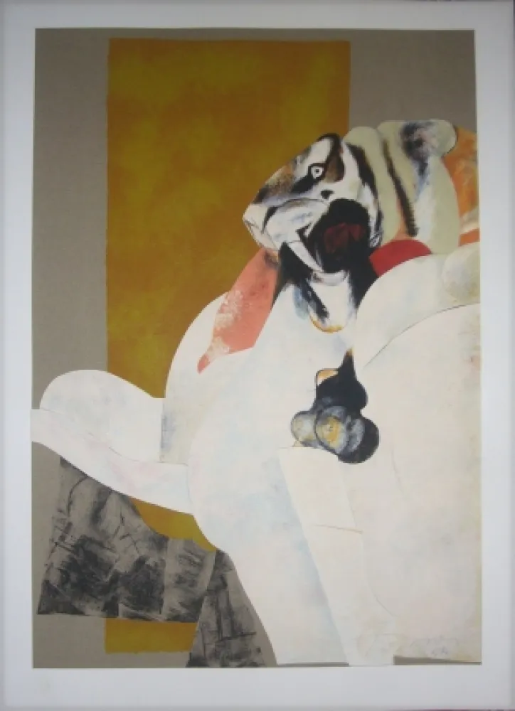 リトグラフ Pomar - Lion