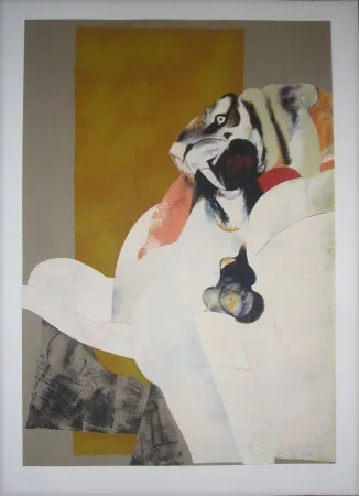 リトグラフ Pomar - Lion