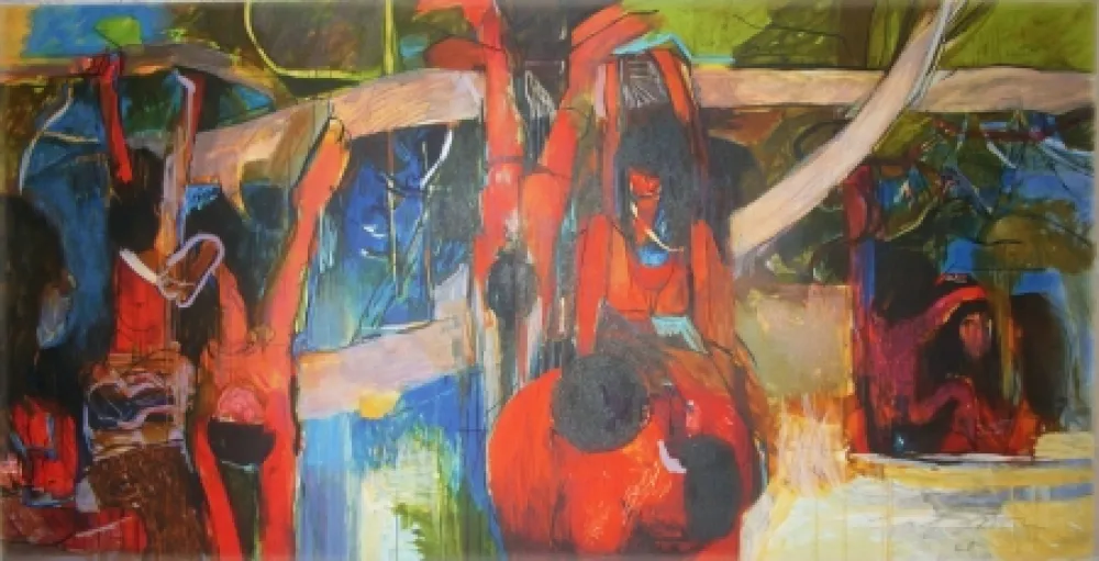 リトグラフ Pomar - Sans titre