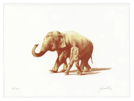 リトグラフ Pomet - Parade