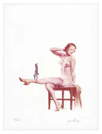 リトグラフ Pomet - Rodéo