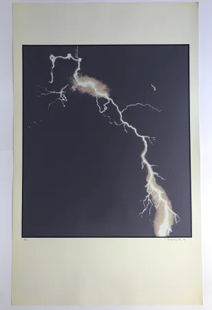 シルクスクリーン Pommereulle - L'éclair