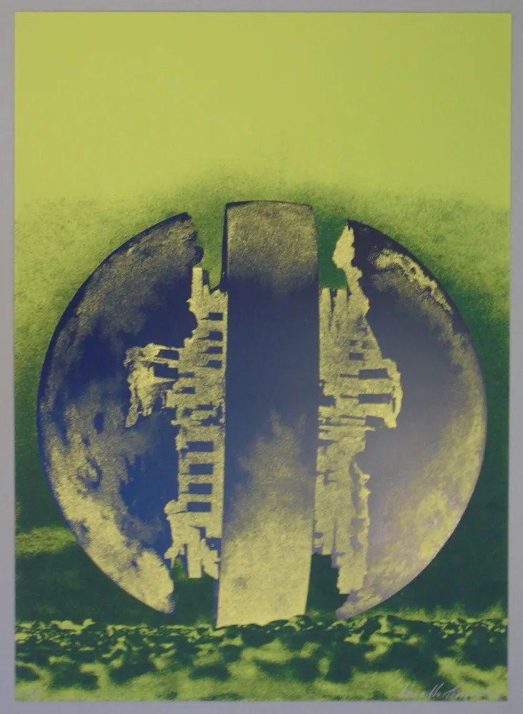 リトグラフ Pomodoro - Composizione