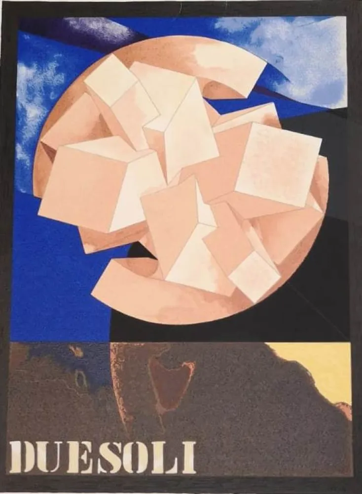 リトグラフ Pomodoro - DUE SOLI