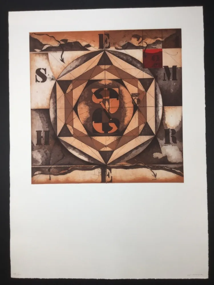 エッチングと　アクチアント Pomodoro - Numero oltre il visibile